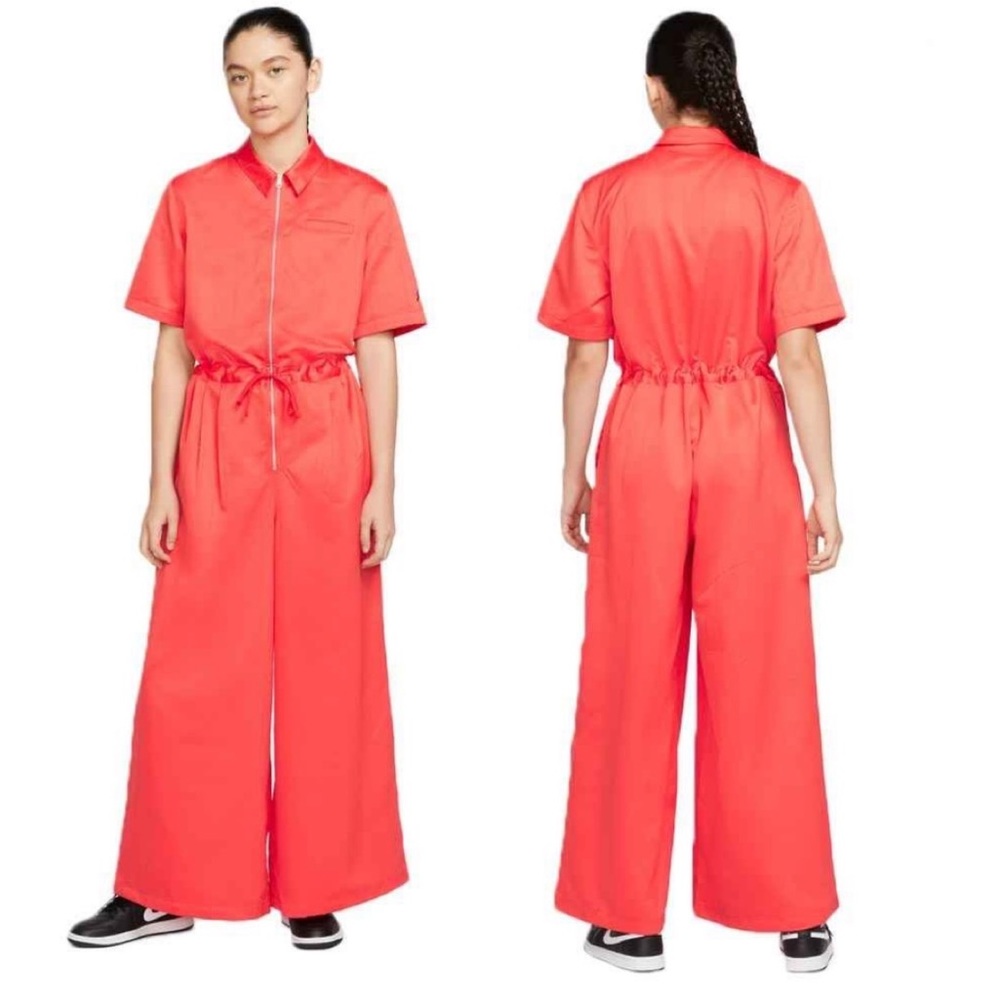 NWT Nike Air Jordan Heritage flight suit jumpsuit RED OVERSIZE